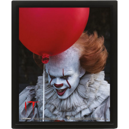 It Framed 3D Effect plagát Pack Pennywise 26 x 20 cm (3)